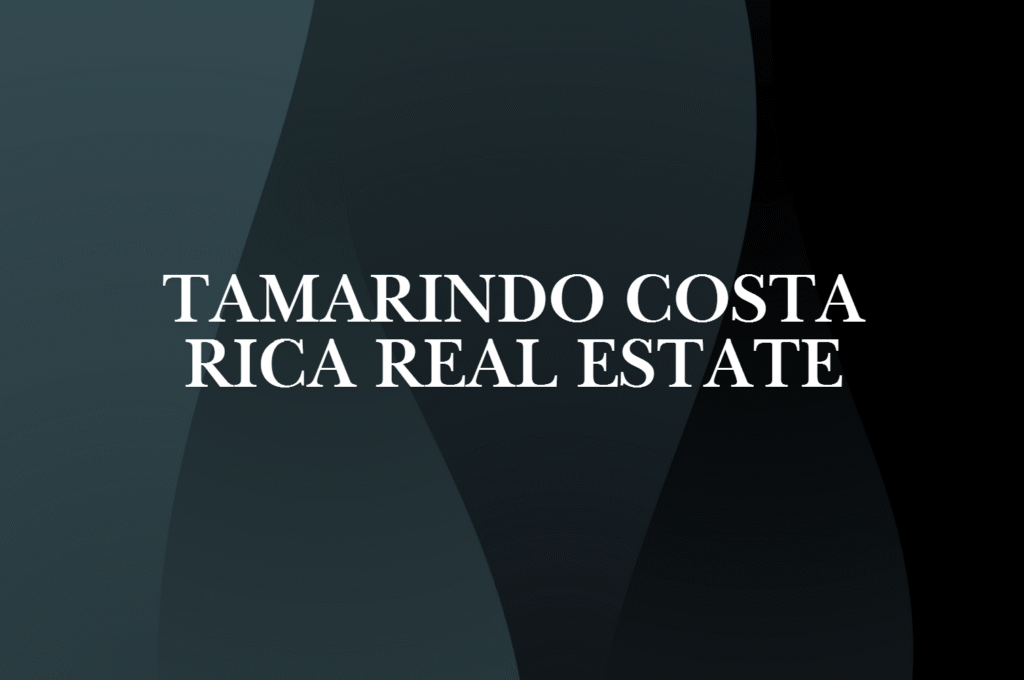 Tamarindo Costa Rica Real Estate