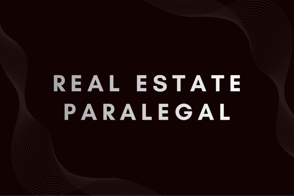 Real Estate Paralegal