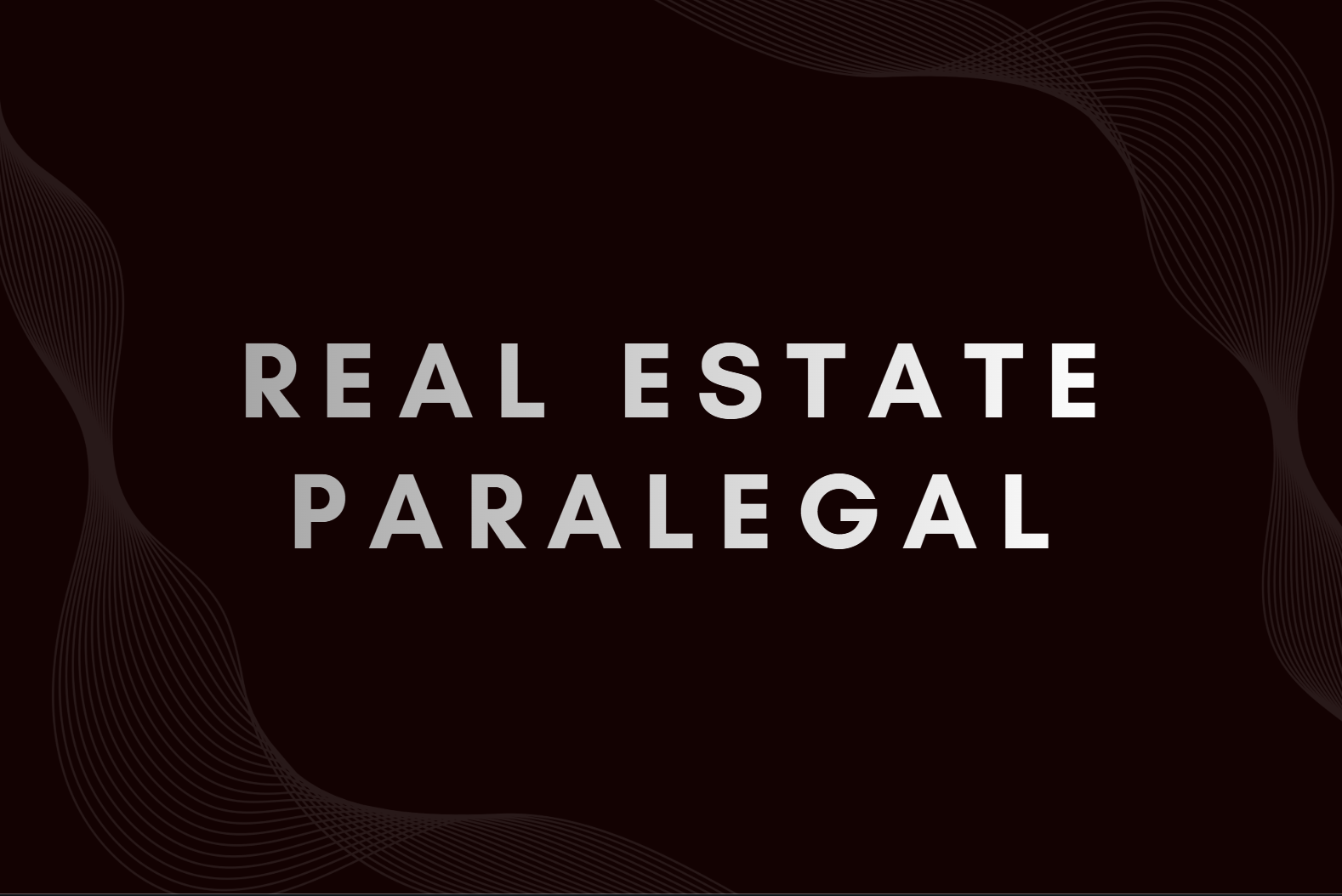 Real Estate Paralegal